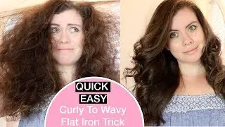 My AMAZING Hair Secret! Curly/Frizzy to Beautiful Waves in Minutes!