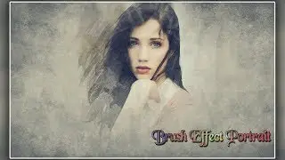 Water Color Brush Effect Portrait - Photoshop CC Tutorial | Photo Manipulation