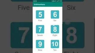 How to Implement GridView in Android Studio | GridView | Android Coding