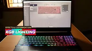 MSI GL65 Leopard  Keyboard RGB Lighting Settings & Customization For Per-Key RGB || techbunny