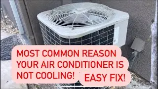 Number One Reason Why your AIR CONDITIONER is not working correctly! Easy Fix!