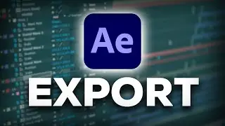 How to export in Adobe After Effects | After Effects tutorial