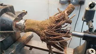 Woodturning - The Spikey Root