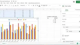 BAR GRAPH IN GOOGLE SPREADSHEETS