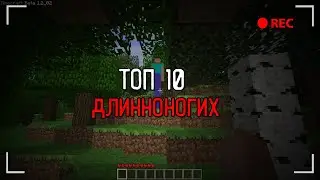 ТОП 10 Разновидностей ДЛИННОНОГОГО в Minecraft | Minecraft Паранормальное