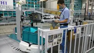 MFLP船橋 Skypod 人との連携で出荷