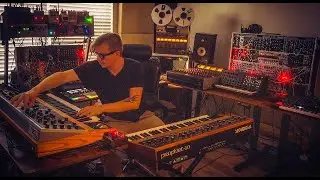 Dark Star - Psychedelic Synths, Maschine finger drumming and Guitars Jam on Tape