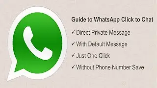 how to generate WhatsApp link with a predefined message