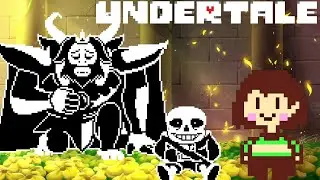 САНС ПОВЕРЖЕН! ПРОШЕЛ АНДЕРТЕЙЛ! Undertale ГЕНОЦИД #5