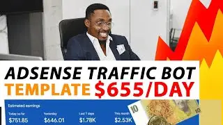 The Updated AdSense Traffic Loading Bot Template 2023 $170 HIGH CPC METHOD (NO ADS LOADING TRICK)