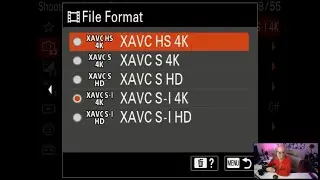 Sony a7siii which codec will I be using and why