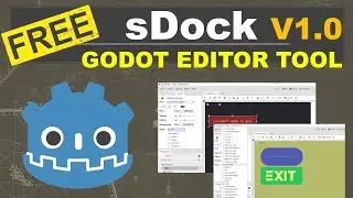 ▶ Free Godot Editor sDock Plugin 🛠 Format controls from the dock like in Office! 4 Beginners & pros