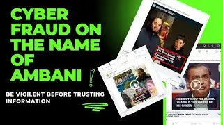 Cyber Fraud on the name of Anant Ambani | Be cautious