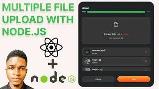 Multiple file upload in NodeJs and ReactJs with progress bar