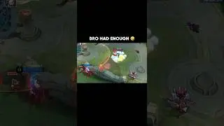 bro had enough #mobilelegends #choou #mlbb #chou #shorts