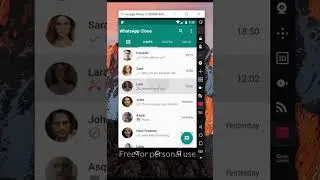 WhatsApp Clone UI using Flutter🐦 #shorts