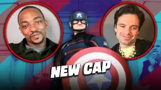 Anthony Mackie and Sebastian Stan React to New Captain America | The Falcon and the Winter Soldier