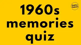 1960s Memories QUIZ - Quick Quiz #trivia #quiz #quizzes #riddles