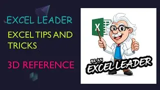 EXCEL TIPS & TRICKS #27 (3D REFERENCE) # VERY USEFUL TO MAKE REFERENCE FROM MULTIPLE SHEETS