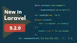 7 New Things AddedNew - In Laravel 9.2.0