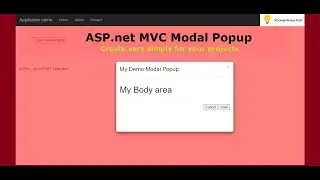 MVC Modal Popup  modal popup bootstrap  modal popup Asp.net MVC  using jQuery and Bootstrap