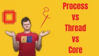 Process vs Thread vs Core