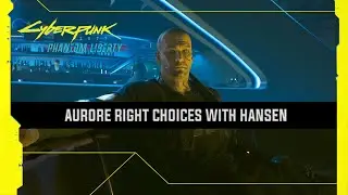 All Correct Choices Between Redhead Netrunners and Hansen - Cyberpunk 2077 Phantom Liberty