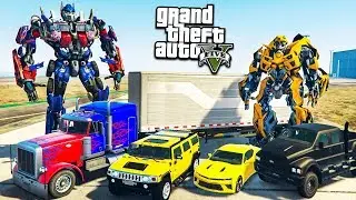 ГТА 5 МОДЫ ТРАНСФОРМЕРЫ ПОСЛЕДНИЙ РЫЦАРЬ ОПТИМУС ПРАЙМ АВТОБОТ! ОБЗОР МОДА GTA 5 ИГРЫ ГТА МИР ВИДЕО