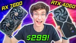 Budget Graphics Cards Are FINALLY Here! 🥳  - RTX 4060 vs RX 7600!