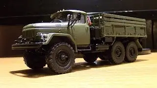 Сборка модели бортового грузовика ЗиЛ 131 AVD models