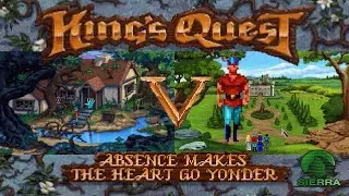 Kings Quest V - longplay fullplay - Sierra On-Line, 1990 - KQ 5 Absence Makes the Heart Go Yonder!