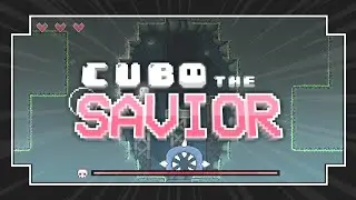 "Cubo: The Savior" Zone 1 Full Bossfight Showcase!! || My first time making Metroidvania Game in GD