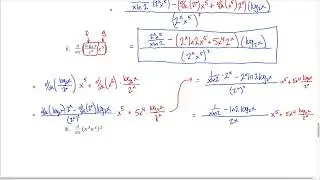 3.3 (part 2): Product and Quotient Rules - Examples