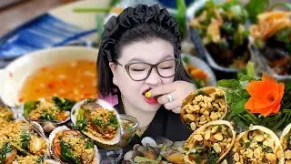 MUKBANG SÒ LÔNG MỠ HÀNH | HOÀNG LAM FOODIE