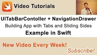 Creating App with UITabBarController and Sliding Side menus