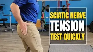 How to Do Sciatic Nerve Tension Test Quickly | Nerve Tension Test Exercise | Sciatica Leg Test