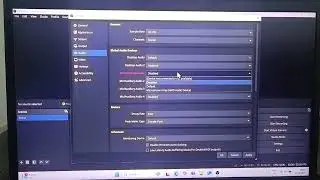 How to do audio settings in OBS