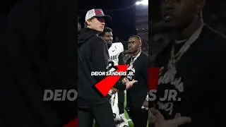 Ball Boy Confronted By Shedeur & Deion Sanders Jr. 😳