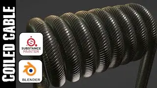 BLENDER & SUBSTANCE PAINTER: COILED CABLE