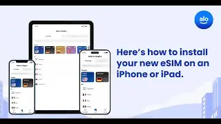 How do I install and activate eSIM on an iPhone or iPad? (aloSIM eSIM tutorial)