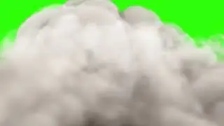 [4K] Moving Smoke Transition Green Screen