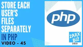 #45 Storing each user data separately in php project example | PHP Tutorial | PHP for Beginners