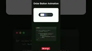 Button animation in html, Css and 