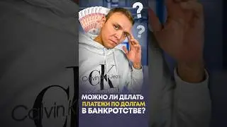 Можно вносить платежи по долгам при банкротстве физического лица.