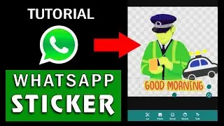 HOW TO MAKE PHOTO STICKER WHATSAPP