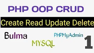 CRUD in PHP MySQLi Using OOP Tutorial in Urdu/Hindi Part-1 Create and Read