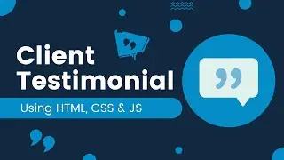 Client Testimonial Carousel in Html, CSS & JS | Responsive Testimonials | SplideJS