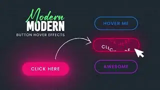 Modern Button Hover Effects using HTML_ CSS_&_Javascript .#programming #webdevelopment #javascript.