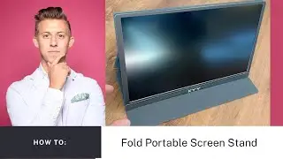 How to Fold Portable Screen Stand