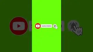 Green Screen Subscribe Button Animation | Green Screen | Button #shorts